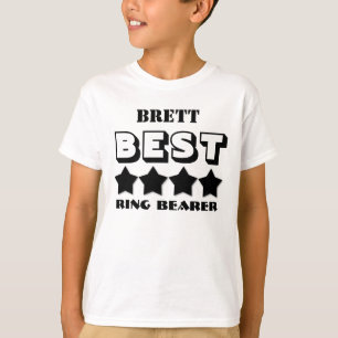 Best RING BEARER Wedding Party Favour V04 T-Shirt