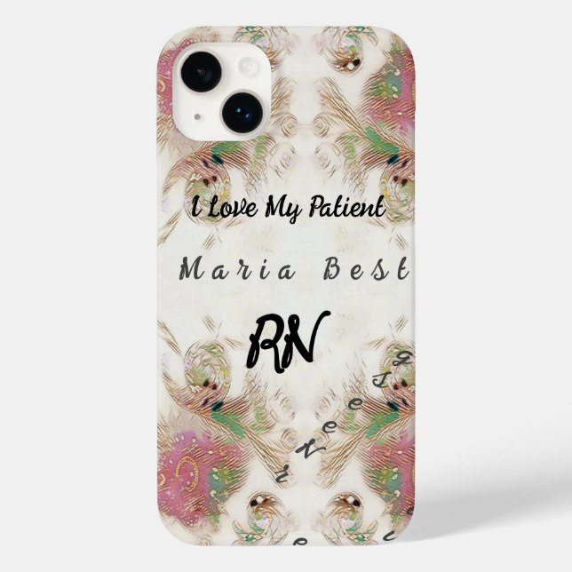 Best Rn Registered Nurse Case-Mate iPhone Case (Back)