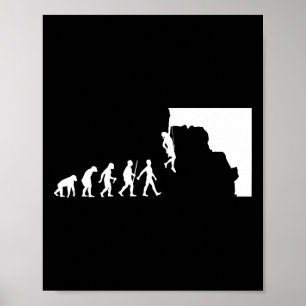 Best Rock Climbing Art For Men Women Bouldering Ro Poster