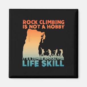 Best Rock Climbing Art For Men Women Rock Climber Magnet