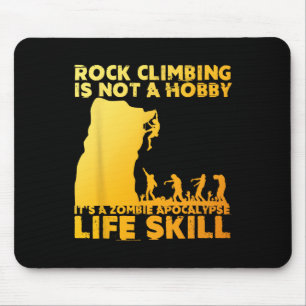 Best Rock Climbing Art For Men Women Rock Climber  Mouse Pad