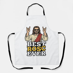 Best Rosc Ever Vintage Rock Hand Religious Shirt_1 Apron