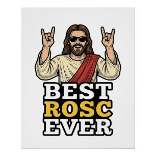 Best Rosc Ever Vintage Rock Hand Religious Shirt_1 Poster