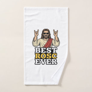 Best Rosc Ever Vintage Rock Hand Religious Shirt_1 Towel