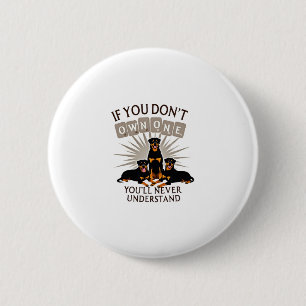 Best Rottweiler Art For Men Women Kids Rottie Rott 6 Cm Round Badge