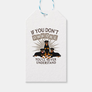 Best Rottweiler Art For Men Women Kids Rottie Rott Gift Tags