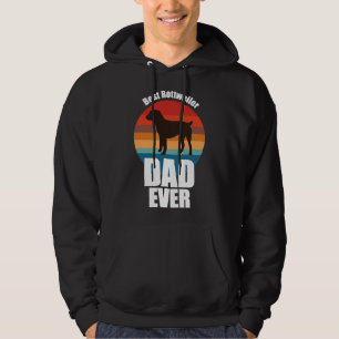 Best Rottweiler Dad Ever Father Day Dad Hoodie
