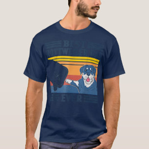 Best Rottweiler Dad Ever Funny Dog Lover Father's T-Shirt
