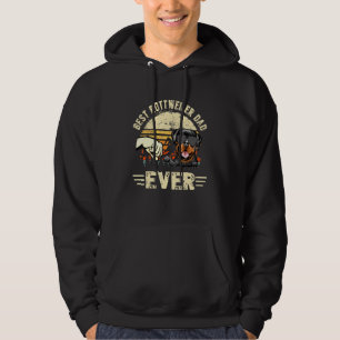 Best Rottweiler Dad Ever Sunset Retro Fathers Day Hoodie