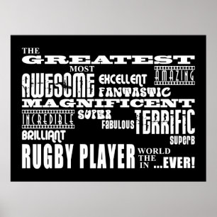 Best Rugby Players Greatest Rugby Player Poster