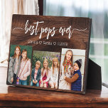 Best Rustic Wood Pops Grandpa Photo Collage Plaque<br><div class="desc">Capture the love between Pop Pop and his grandchildren with our Grandfather Grandpa Grandchildren Photo Collage Plaque. This personalised plaque features a heartwarming photo collage, beautifully displaying cherished moments shared between Papa and his beloved grandchildren. Surrounding the photos is the endearing title "Poppy, " adding a special touch to the...</div>