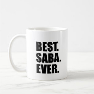 Best Saba Ever Jewish Grandfather Coffee Mug
