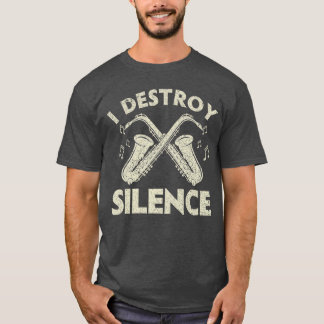 Best Saophone Art for Men Women Jazz Music Saophon T-Shirt