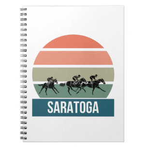 Best Saratoga race track design gift Notebook