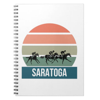 Best Saratoga race track design gift Notebook