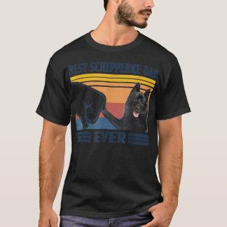Best Schipperke Dad Ever  Vintage Father Day Chris T-Shirt