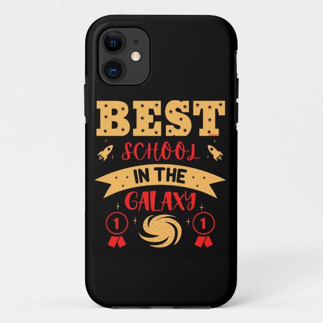 BEST SCHOOL IN THE GALAXY funny cute               Case-Mate iPhone Case (Back)