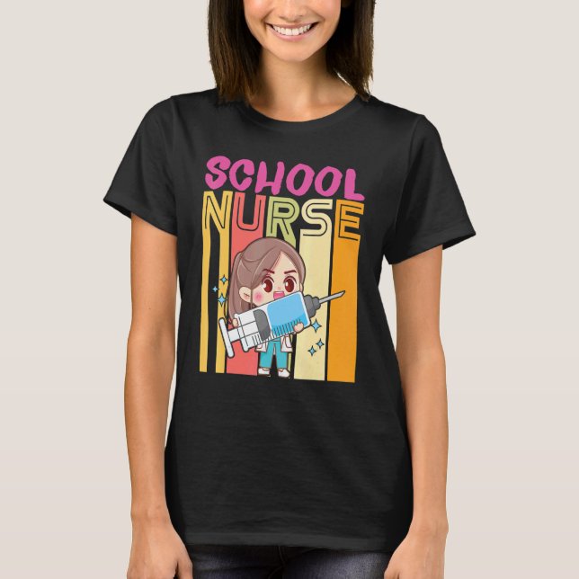 Best school Nurse ever T-Shirt (Front)