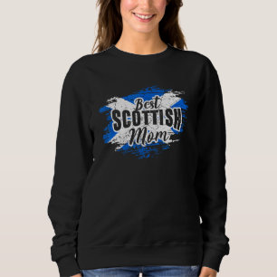 Best Scottish Mum Scotland Mother Family Scotland  Sweatshirt