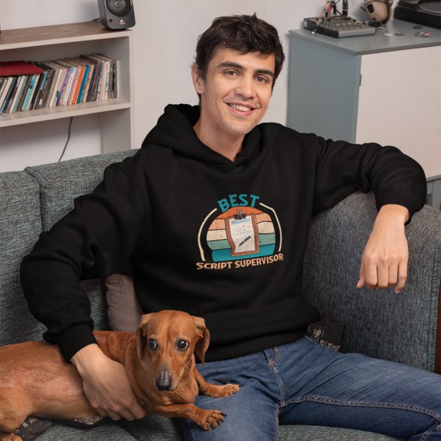 Best Script Supervisor - Retro Hoodie (Creator Uploaded)
