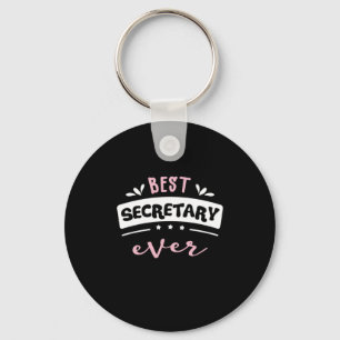 Best Secretary Ever Gift Idea Key Ring