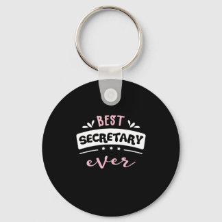 Best Secretary Ever Gift Idea Key Ring