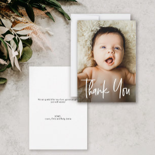 Best seller Baby Shower Custom Photo Thank You Card