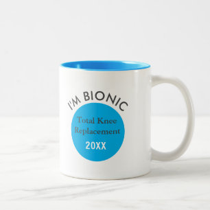 Best seller! I'm Bionic (knee replacement) mug