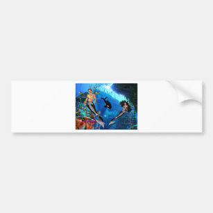 Best Seller Merrow Mermaid Bumper Sticker