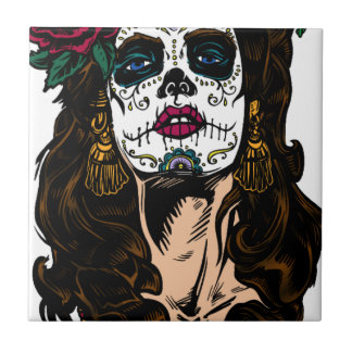 Best Seller Sugar Skull Ceramic Tile