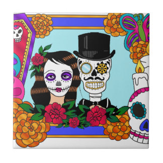 Best Seller Sugar Skull Ceramic Tile