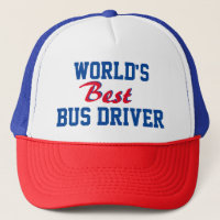 Best seller! World's best bus driver cap