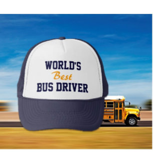 Best seller! World's best bus driver cap
