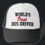 Best seller! World's best bus driver cap<br><div class="desc">World's best bus driver cap</div>