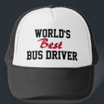 Best seller! World's best bus driver cap<br><div class="desc">World's best bus driver cap</div>