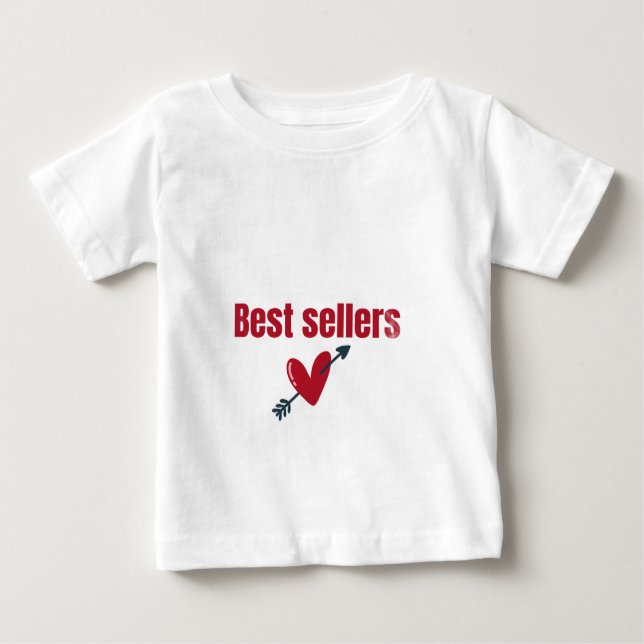 Best Sellers Valentine Heart Arrow T-Shirt (Front)