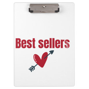 Best Sellers Valentine Heart Arrow T-Shirt Clipboard