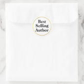 Best Selling Author Classic Round Sticker (Bag)