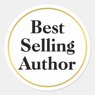 Best Selling Author Classic Round Sticker