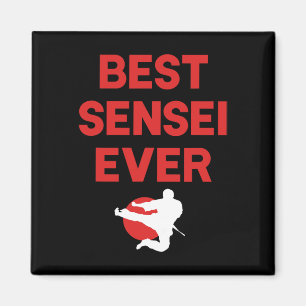 Best Sensei Ever Karate Judo Tae Kwon Do Apparel Magnet