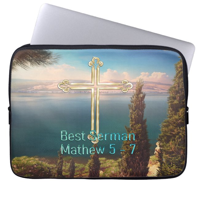 Best Sermon Laptop Sleeve (Front)