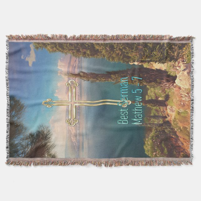 Best Sermon Throw Blanket (Front)