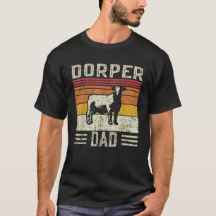 Best Sheep Dad Men Vintage Dorper Sheep T-Shirt