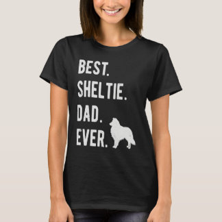 Best Sheltie Dad Ever Mens Shetland Sheepdog Dog T-Shirt