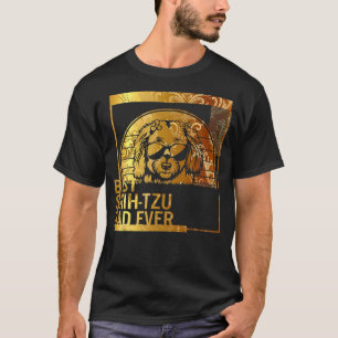 Best Shih Tzu Dad Ever dog dad for men Dog Father T-Shirt