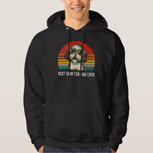 Best Shih Tzu Dad Ever Shih Tzu Dad Dog Hoodie