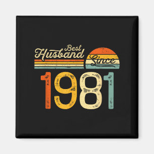Best Shirt 45th Wedding Anniversary Husband Since Magnet