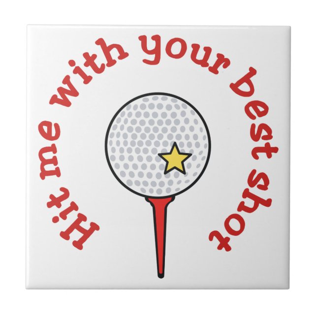 Best Shot Ceramic Tile (Front)