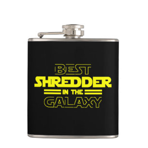 Best Shredder In The Galaxy Hip Flask