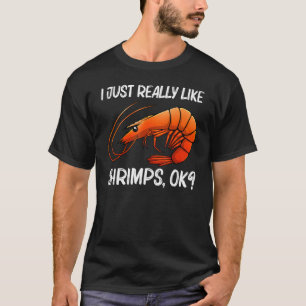 Best Shrimp For Men Women Prawn Animal Seafood T-Shirt